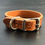 Thumbnail: Distressed Brown Real Leather Dog Collar 20mm