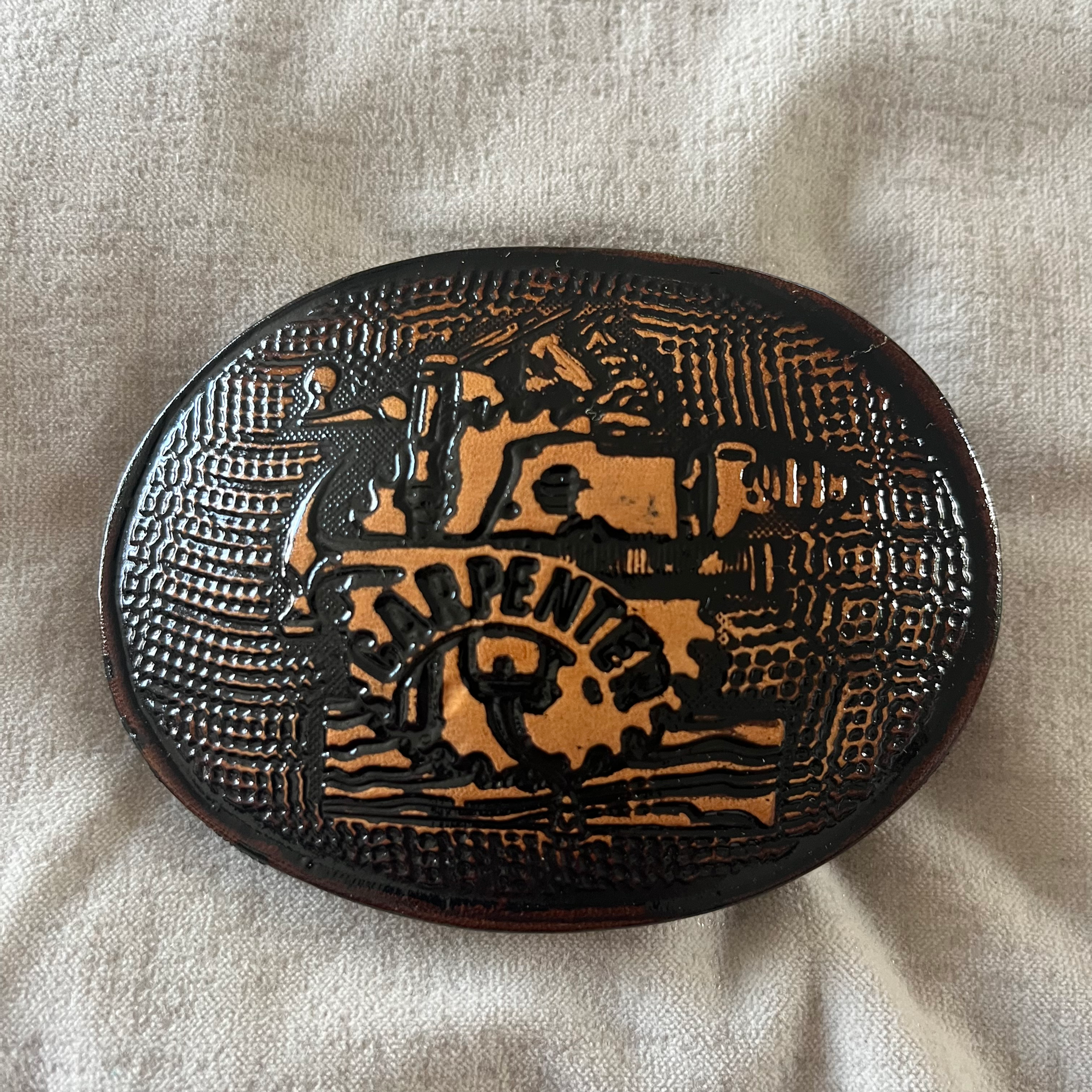 Leather Carpenter Buckle 