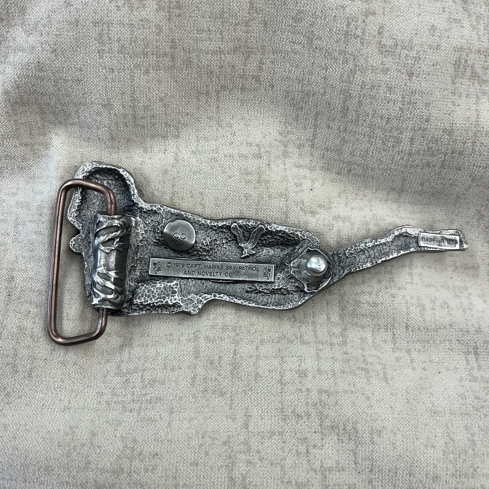 Sexy Lady Buckle Back View