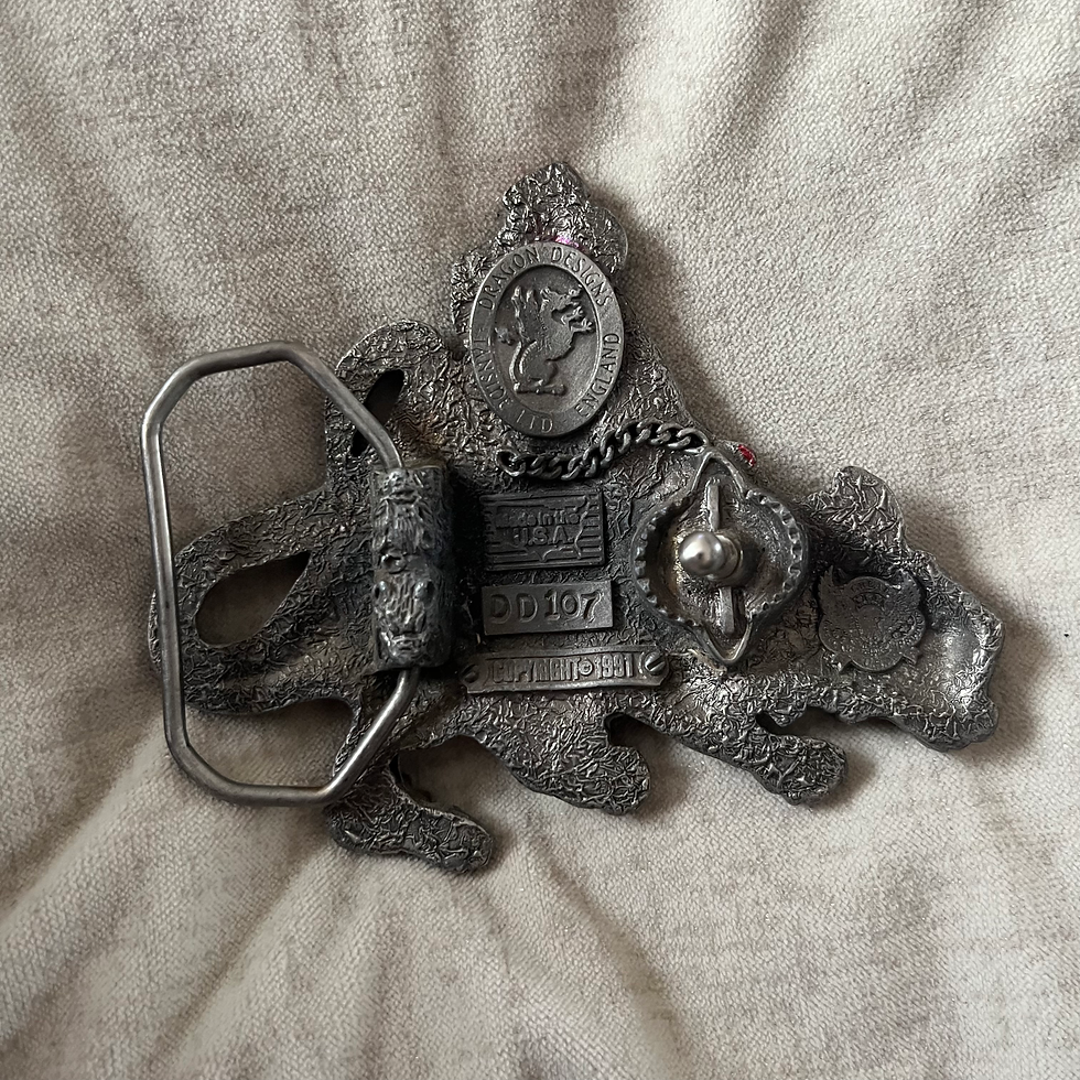 Lady Rat Rider Back View