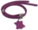 Standard Stirrup Leathers Calf Covered Purple