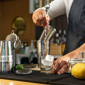 bartender preparing a drink