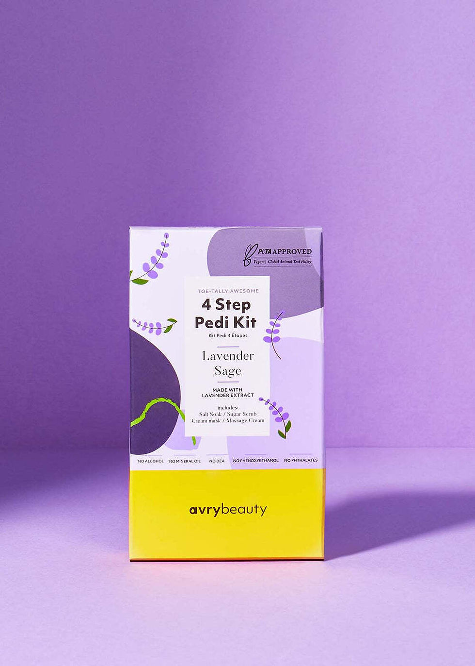 Miniatura: 4 Step Pedi Kit - Lavender Sage