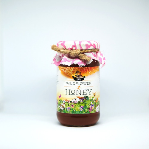 Raw Wildflower Honey - 250 grams thumbnail 2