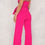 Thumbnail: Elegant V-Neck One-Piece Jumpsuit w/Belt