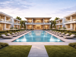 Conceptual design of Luxia Residence project.