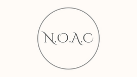 N.O.A.C Ltd company logo featuring the letters N.O.A.C inside a circular design on a beige background.