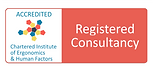 Chartered Institute of Ergonomics & Human Factors - Registered Consultancy