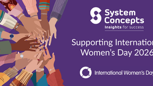 Banner saying 'System Concepts Supporting International Women's Day 2026'