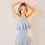 Thumbnail: Mini babyblue dress with rhinestone details