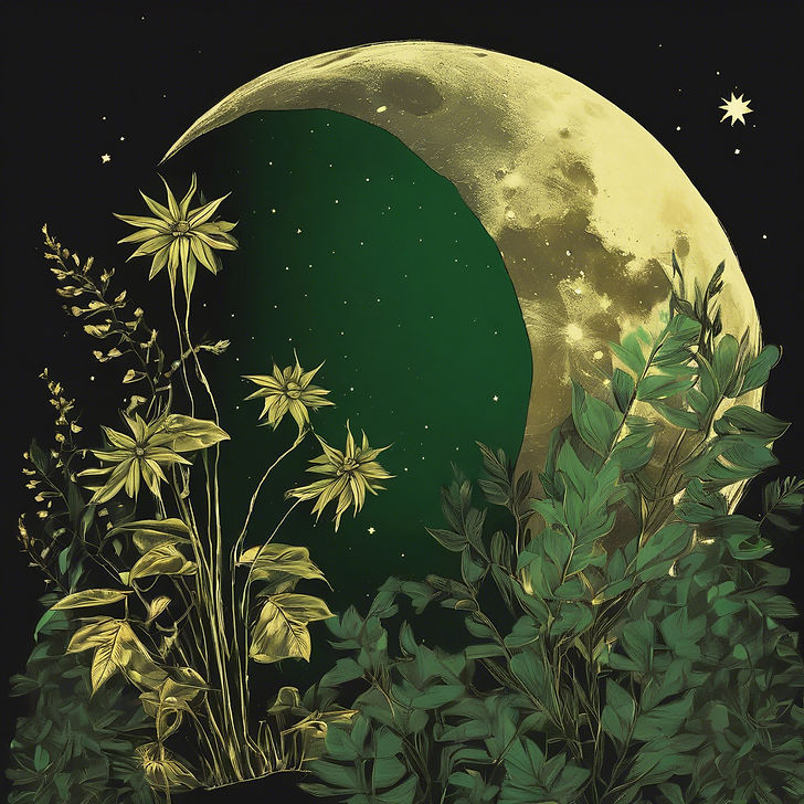 moon and plants black green and gold.jpg
