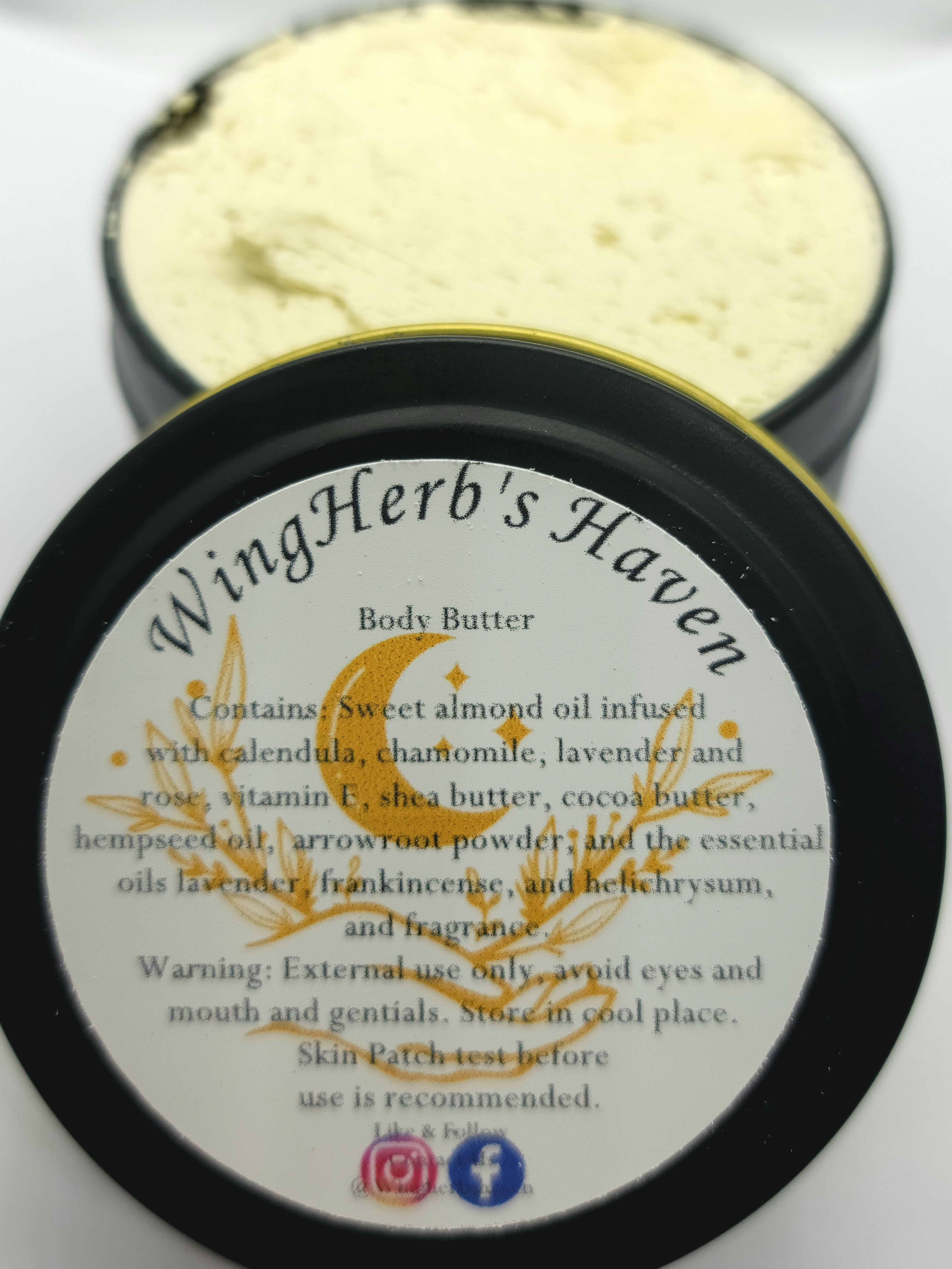 Whipped body butter