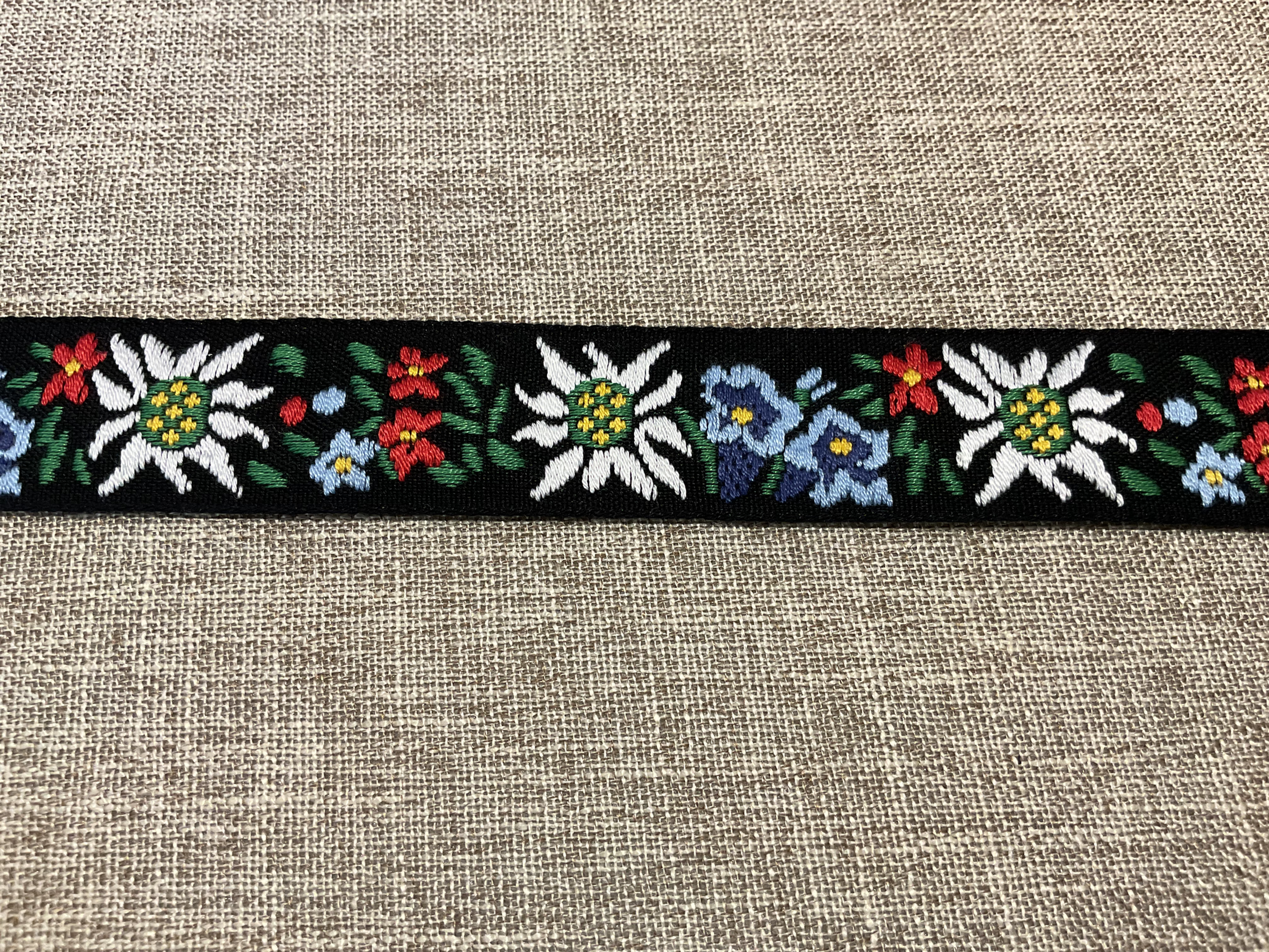 Alpine Flowers on Black Trim