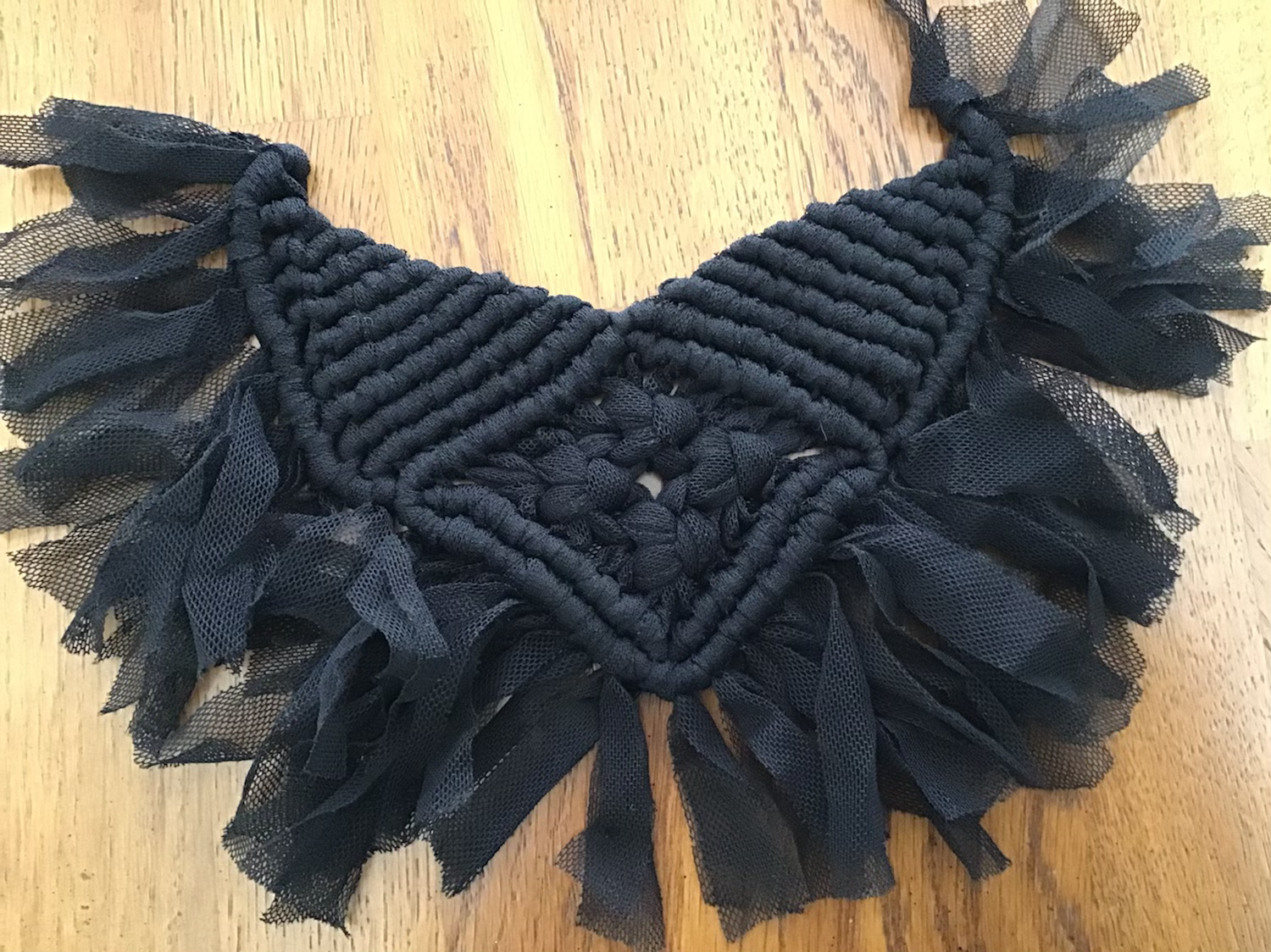 Black Mesh Decoltée