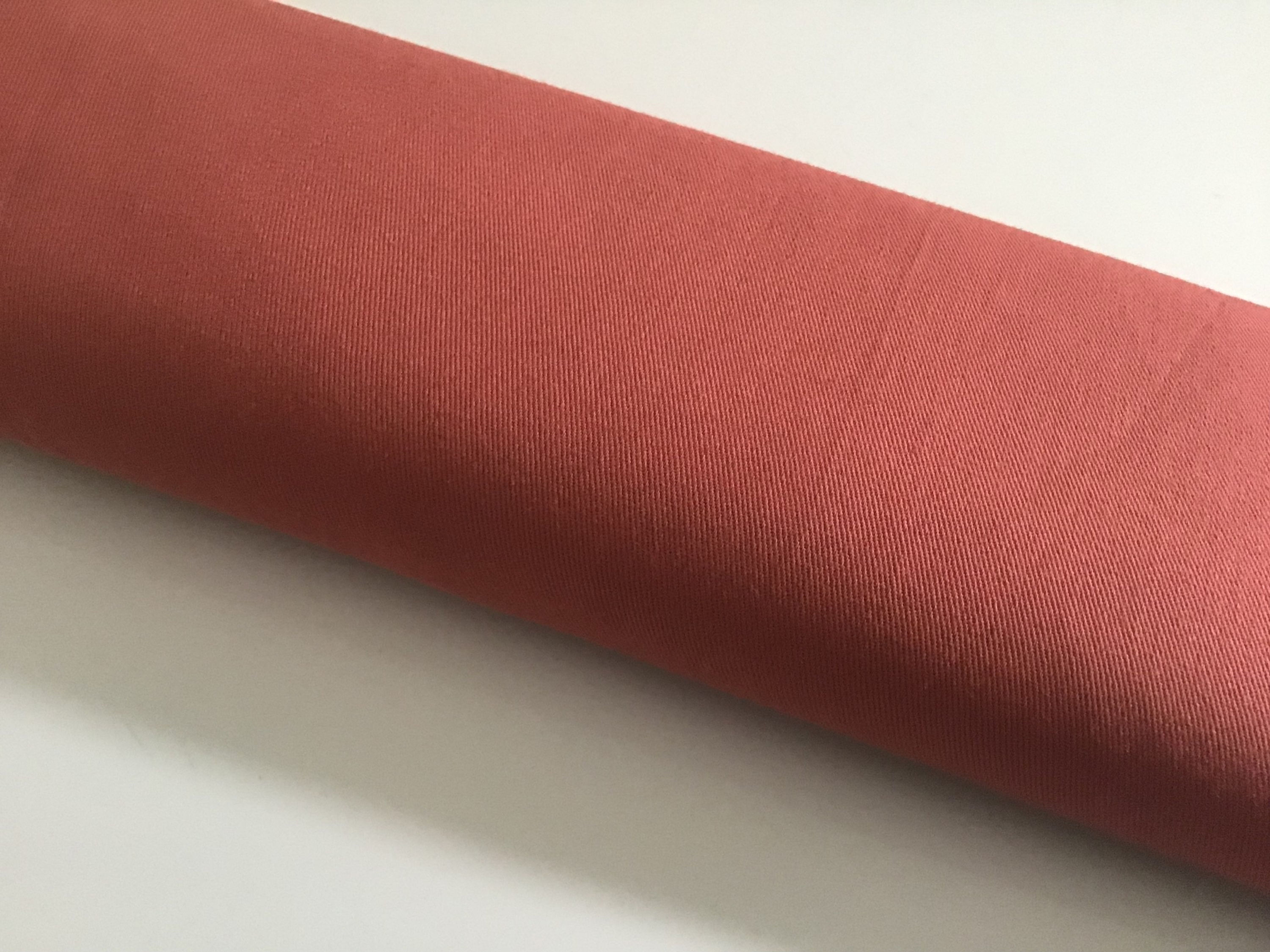 Workwear Deep Coral Cotton Drill