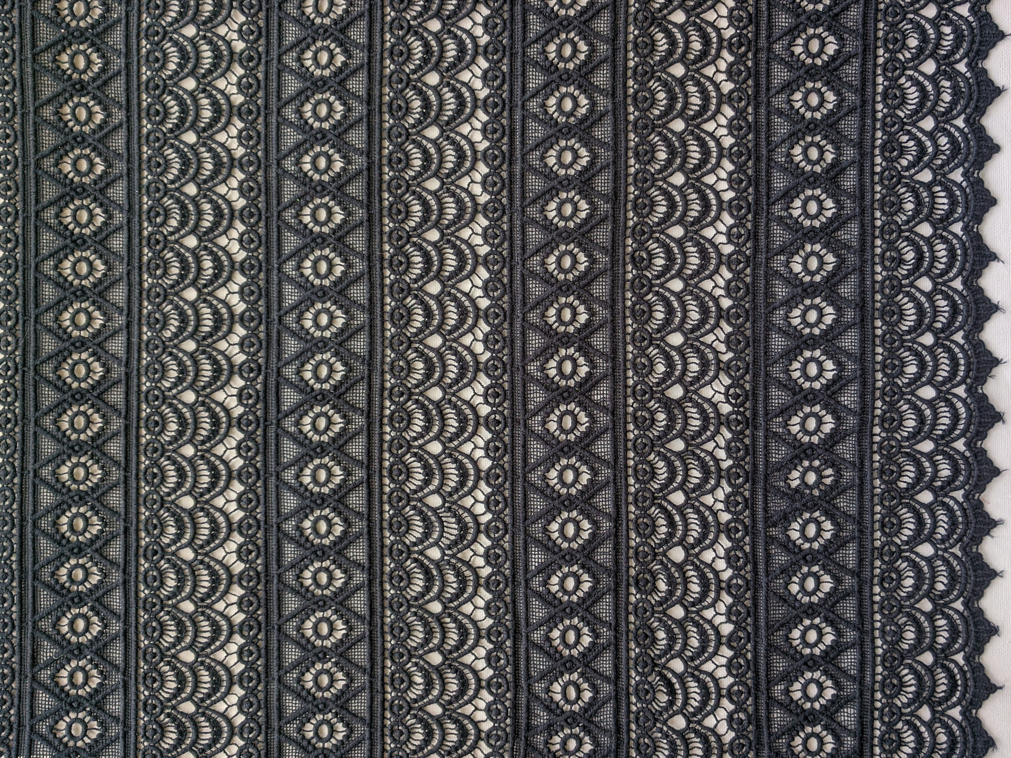 Dark Blue Lace Guipure