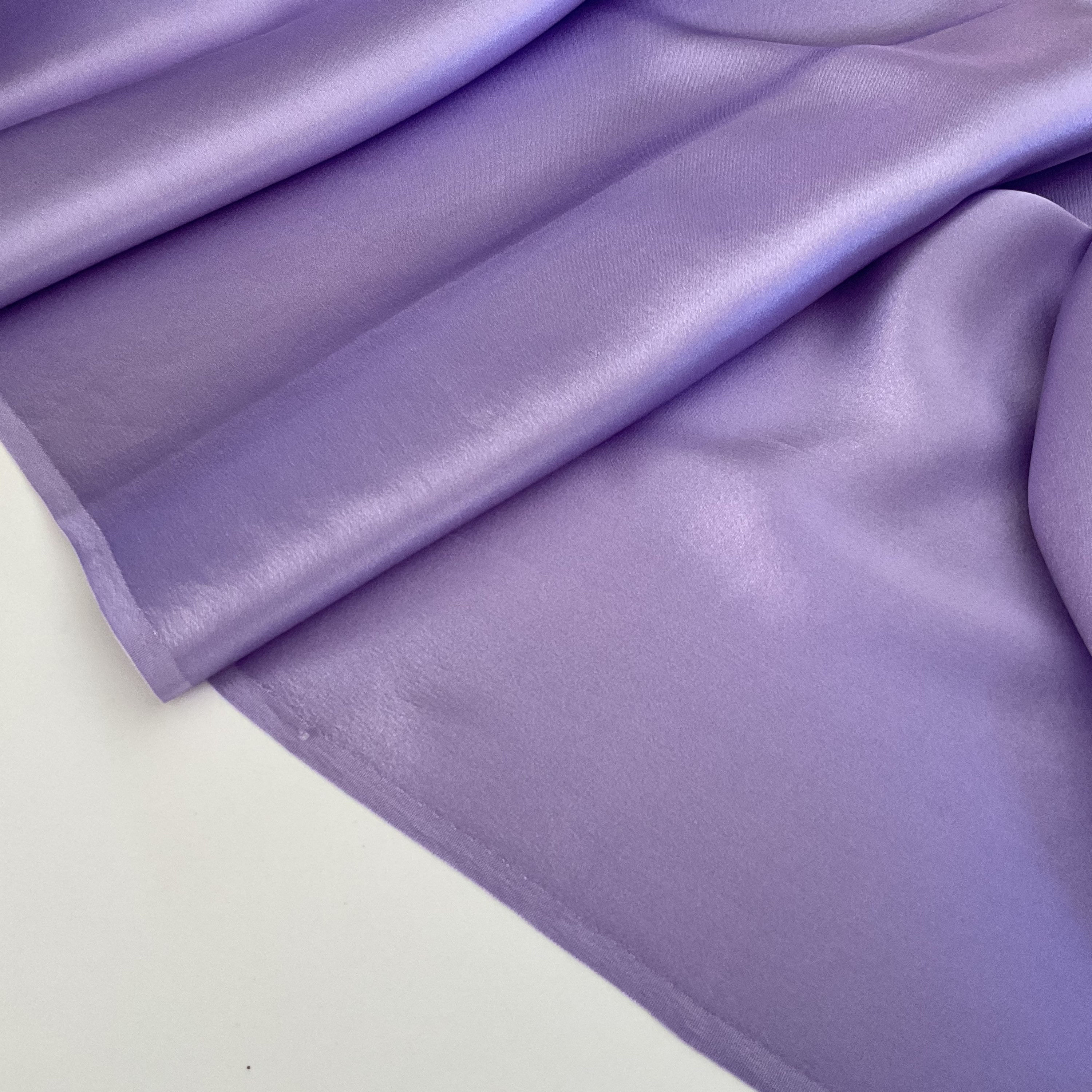 Lilac Silk Satin