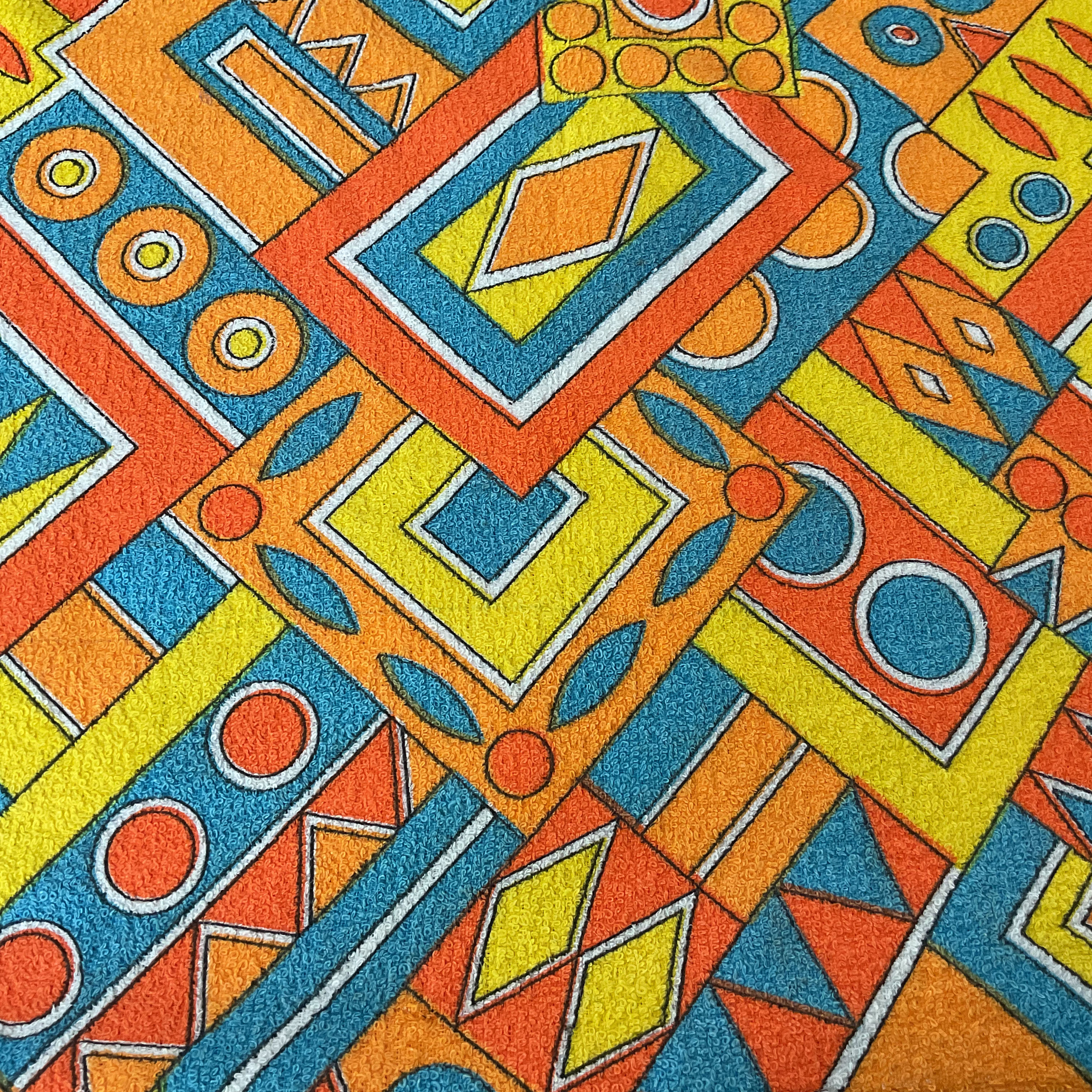 Vintage Towelling Terry Cloth Cotton/200cm