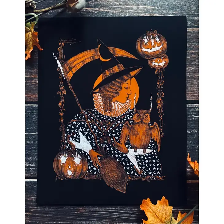 Thumbnail: Halloween Bundle - 4 Autumn past issues and a free fine art print by Mary Syring