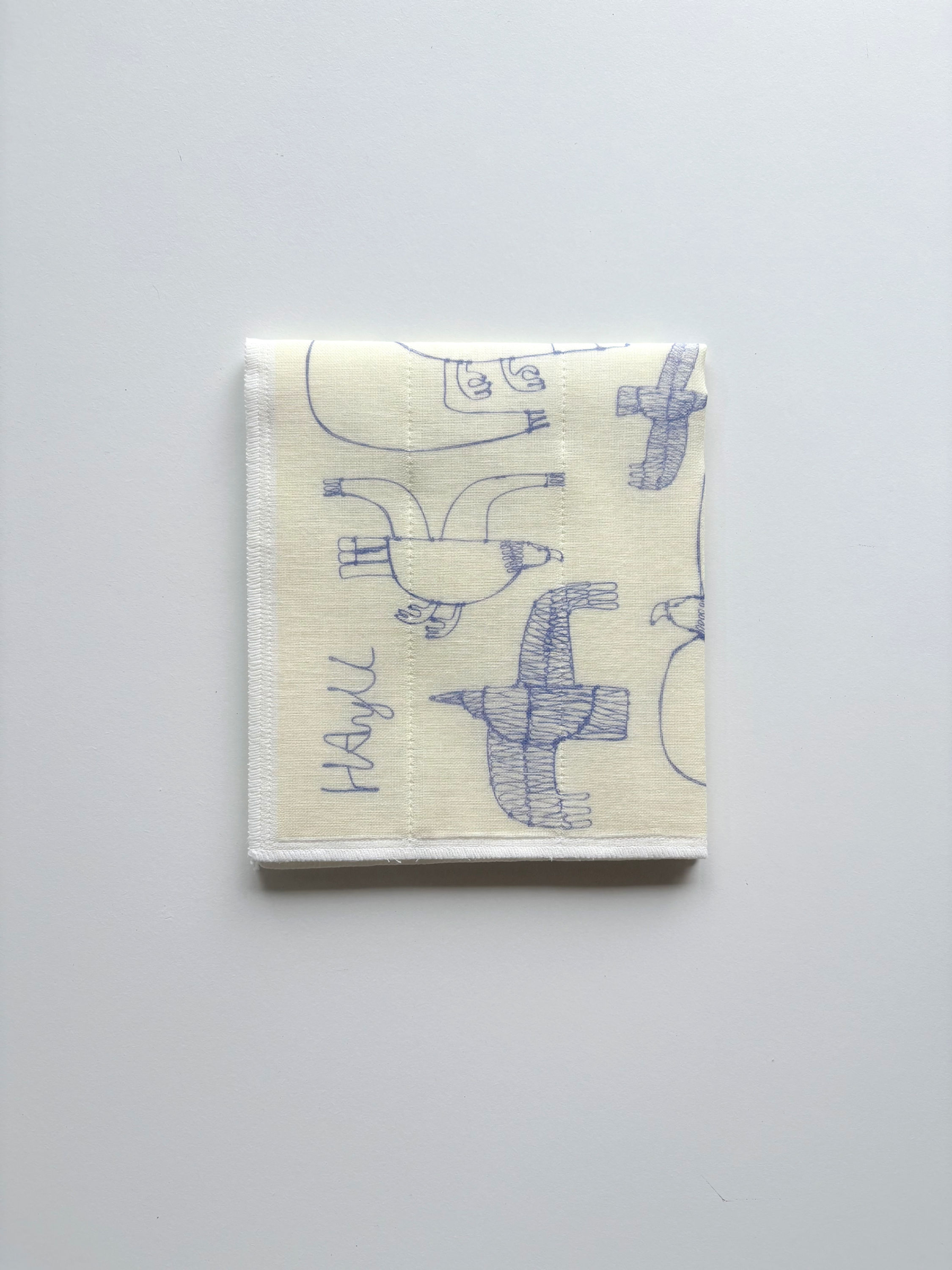 蚊帳織りふきん・birds