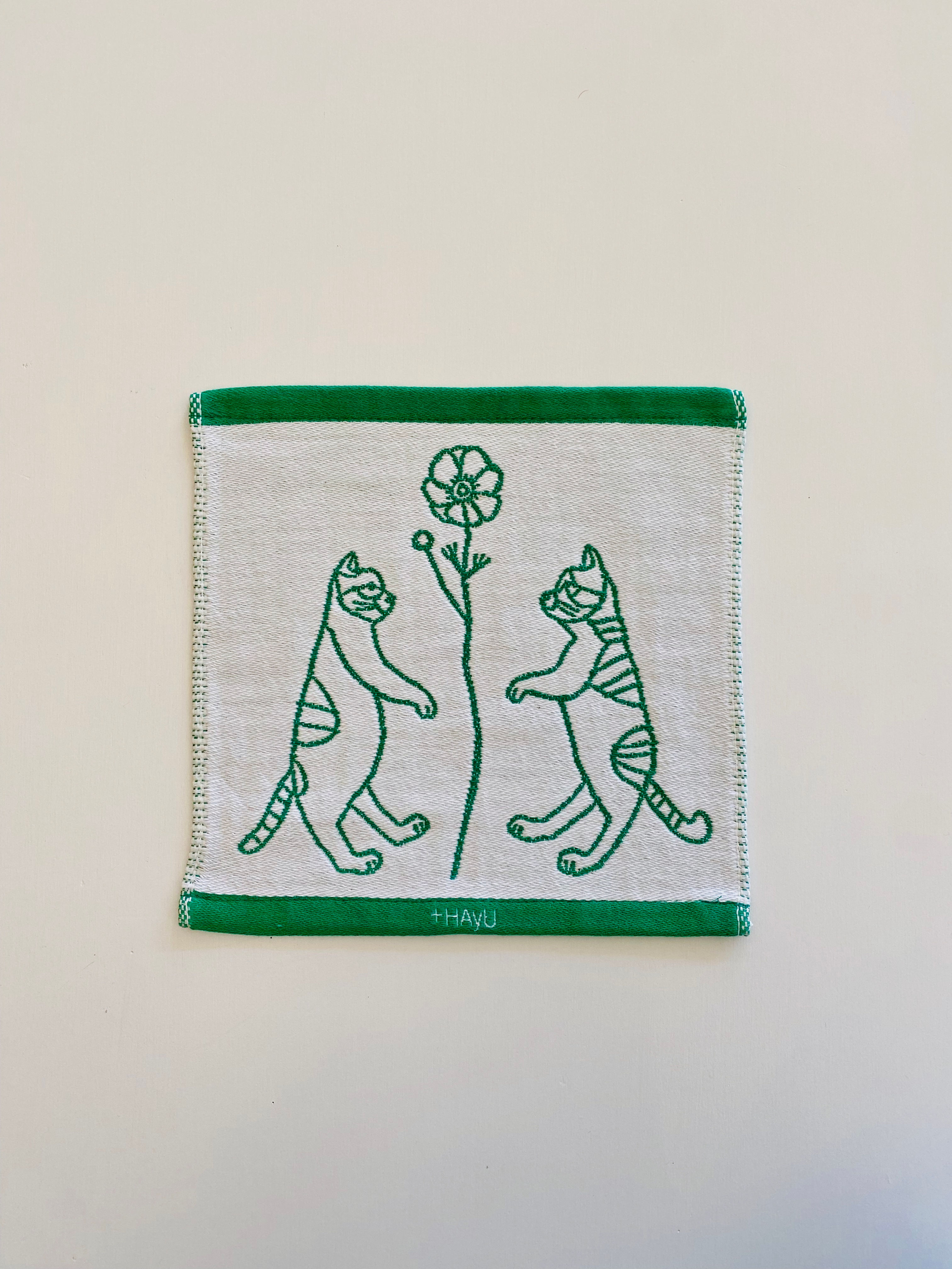 anemonekoジャガードタオルハンカチ