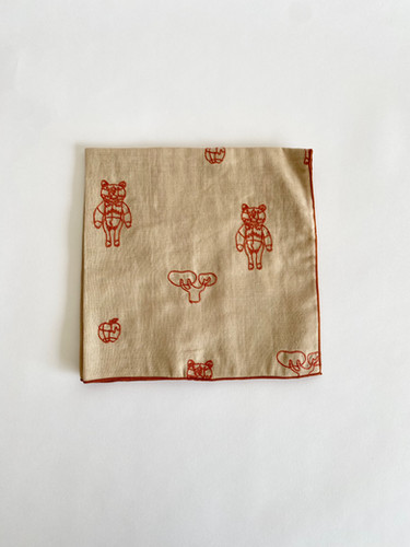 HAyU Bear ハンカチ(Beige) | HAyU