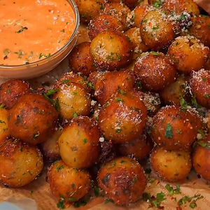 Garlic Parmesan Potato Balls