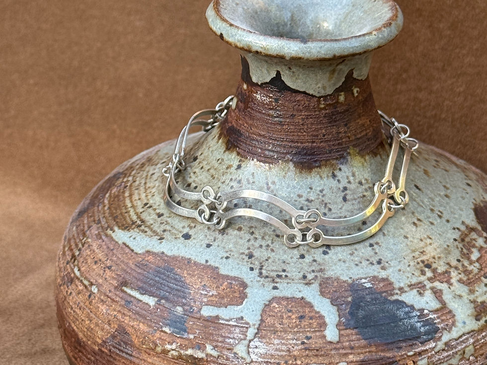 Thumbnail: Vintage Articulated Cutout Bracelet