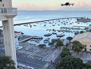 Prefeitura de Salvador testa tecnologia de ponta no monitoramento aéreo durante a Lavagem do Bonfim