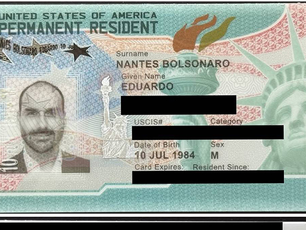 Governo dos EUA concede green card a Eduardo Bolsonaro