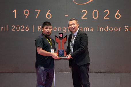 David Lalremruata Honored as Sportsperson of the Year at MSSC Golden Jubilee