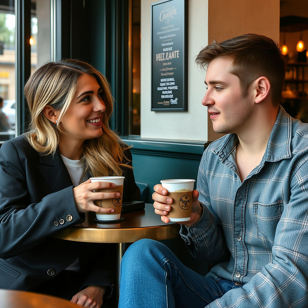coffee date thoughtful