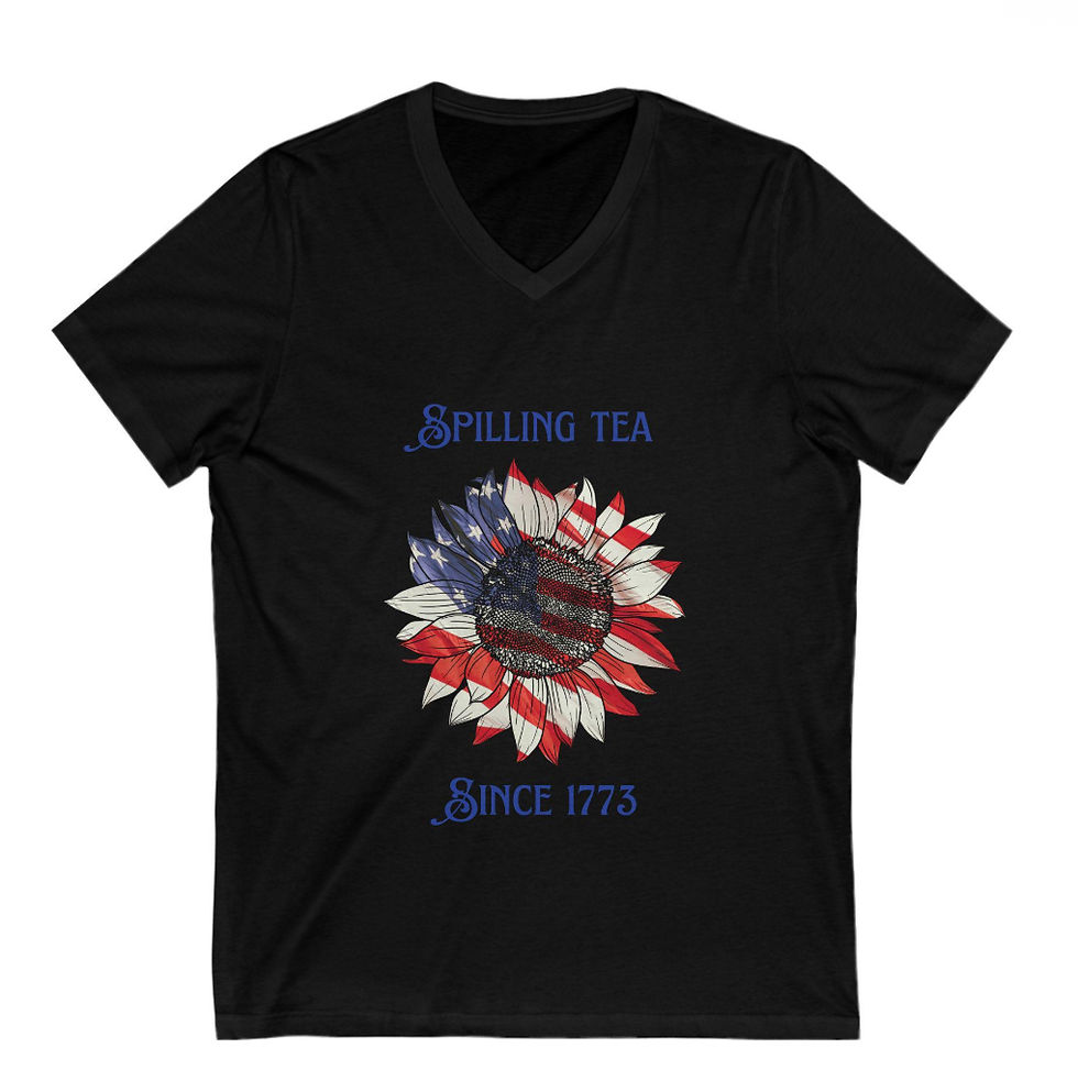 Thumbnail: Spilling Tea V-Neck Tee