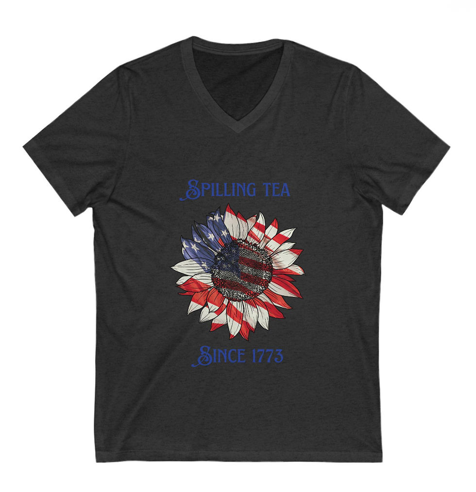 Thumbnail: Spilling Tea V-Neck Tee