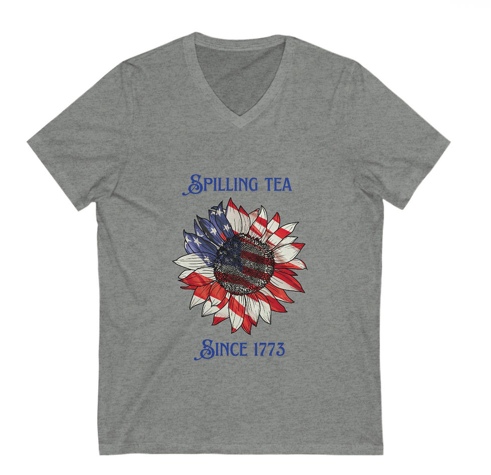 Thumbnail: Spilling Tea V-Neck Tee