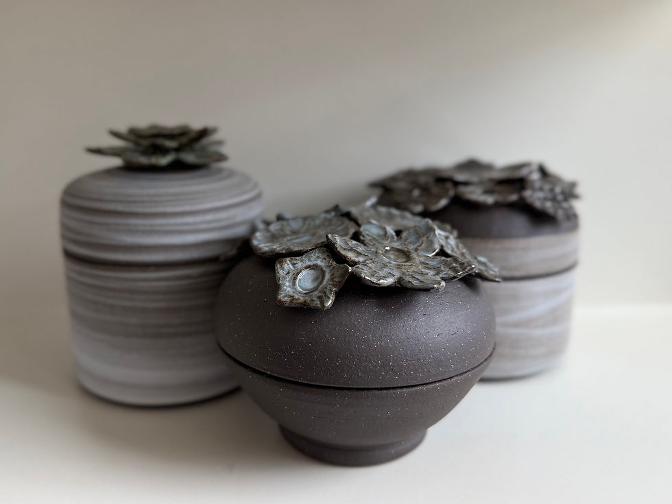 Thumbnail: Lidded Pot - Floral