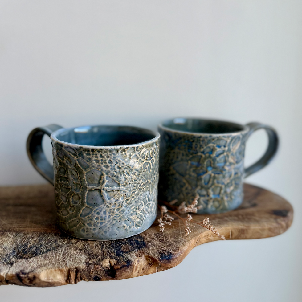 Thumbnail: Lace Mugs - Straight Sides