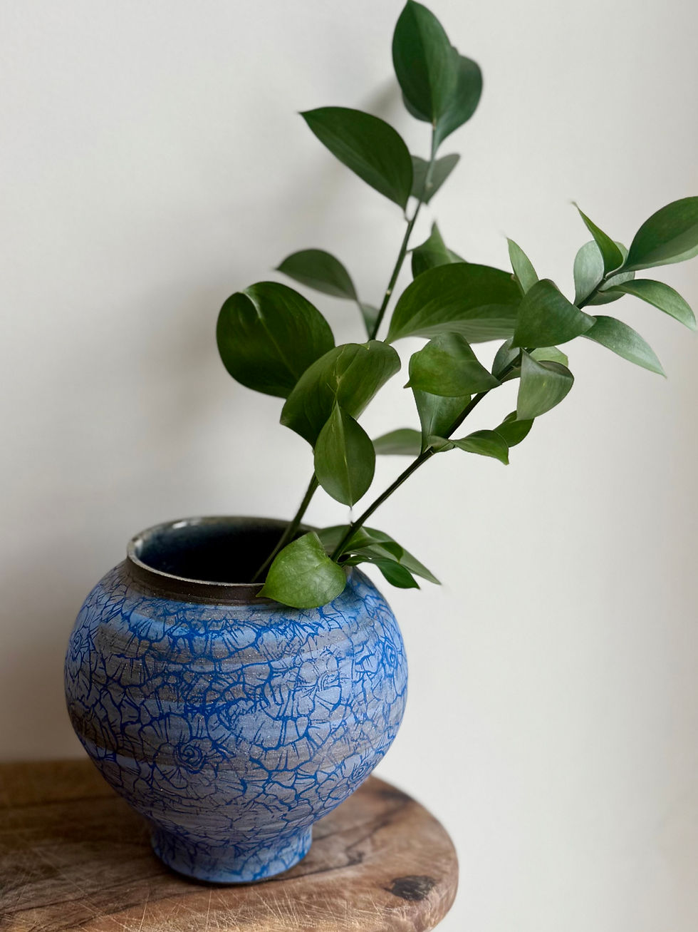 Thumbnail: Hydrangea Moon Jar - Small