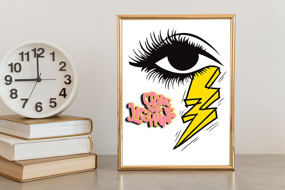 Thumbnail: Arctic Monkeys Crying Lightning A4 Print.