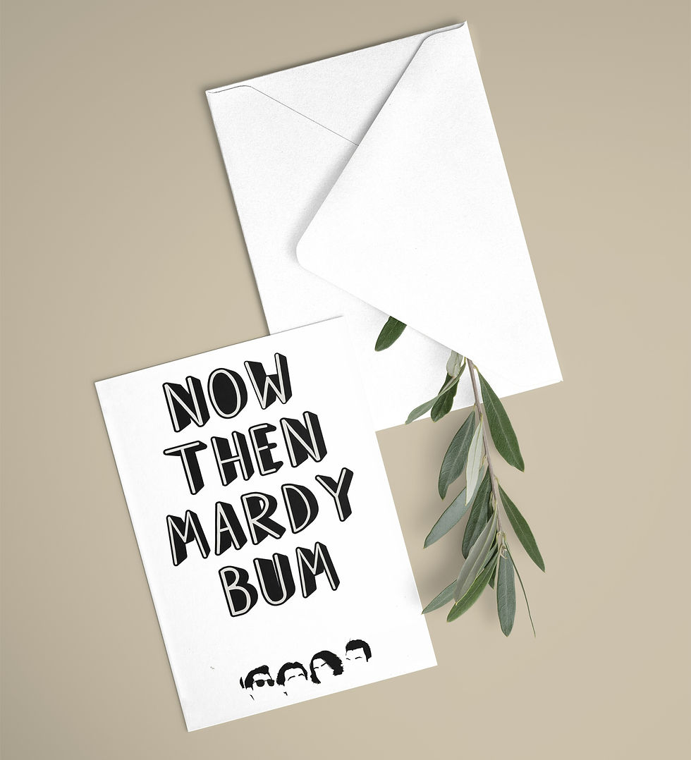 Thumbnail: Arctic Monkeys Pack Of 4 Greeting A7 Cards