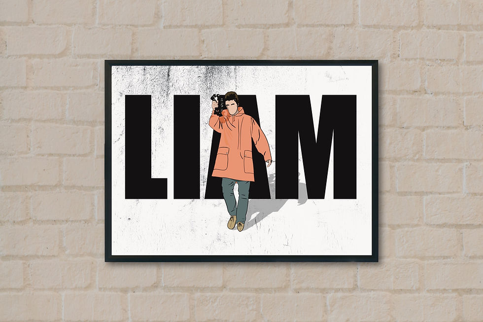 Thumbnail: Noel and Liam Prints A4 Cartoon Style
