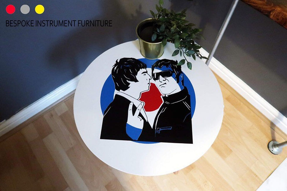 Thumbnail: Noel &  Liam Gallagher Side Table
