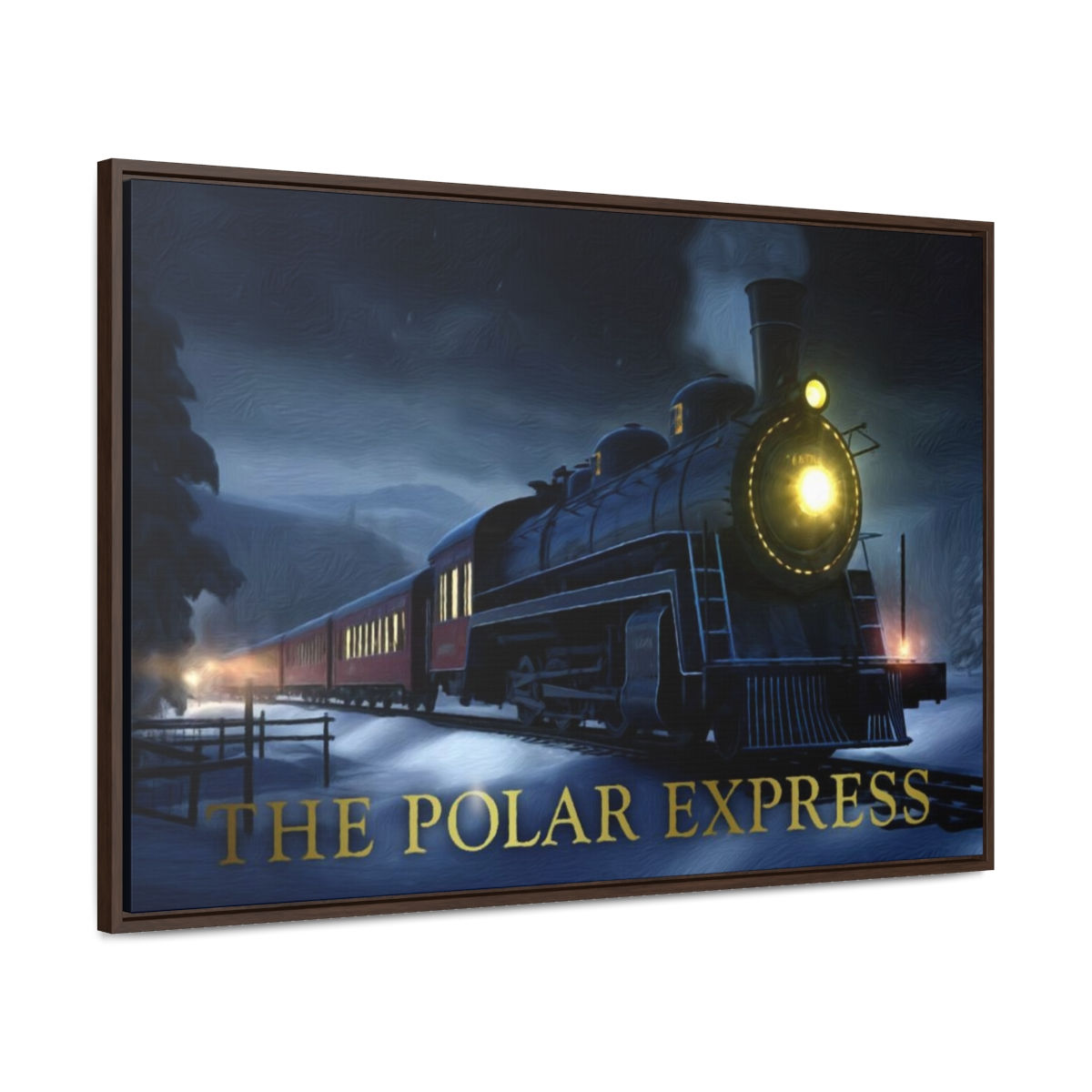 The Polar Express Premium Framed Canvas