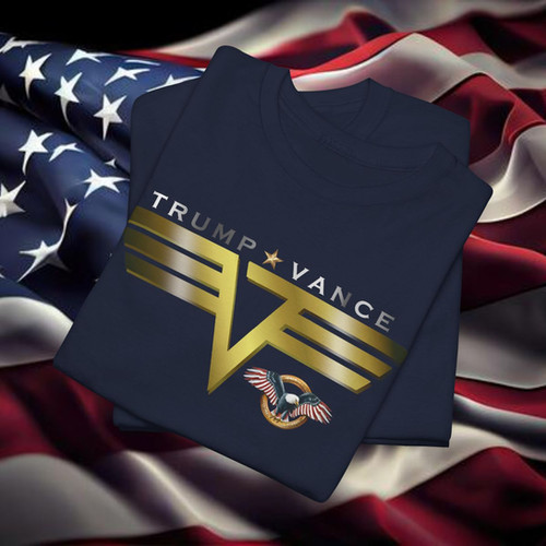 Trump Vance 2024 Unisex Heavy Cotton T-Shirt | VikingWarriorDesign