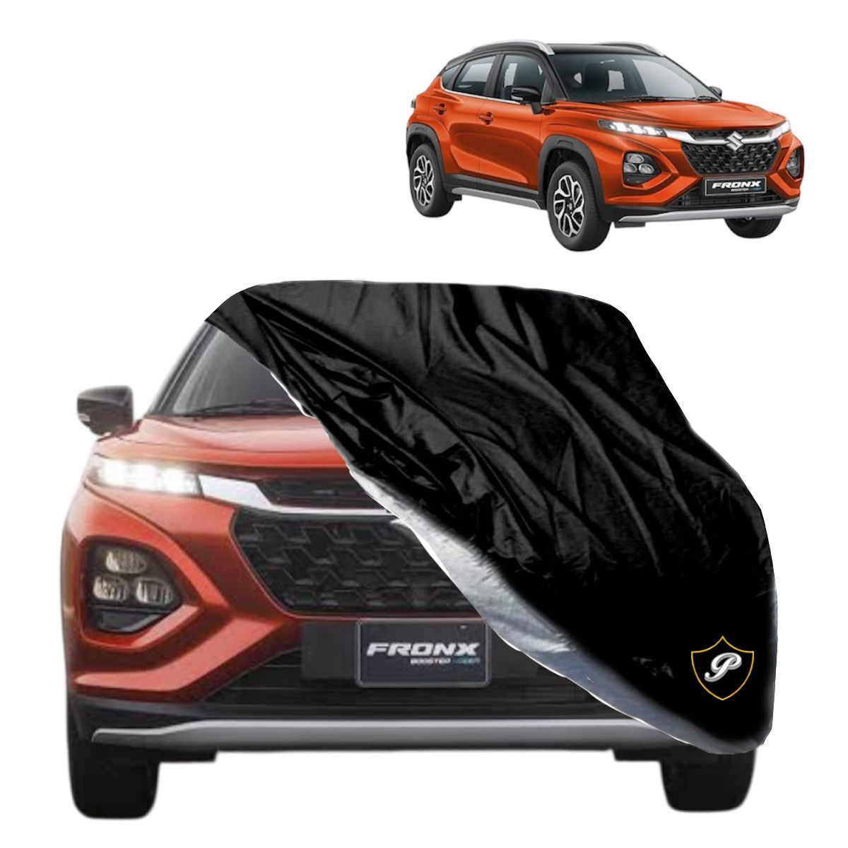 FUNDA NEGRA / LONA/CUBRE CAMIONETA SUZUKI FRONX 2023-2025 PLATINUM