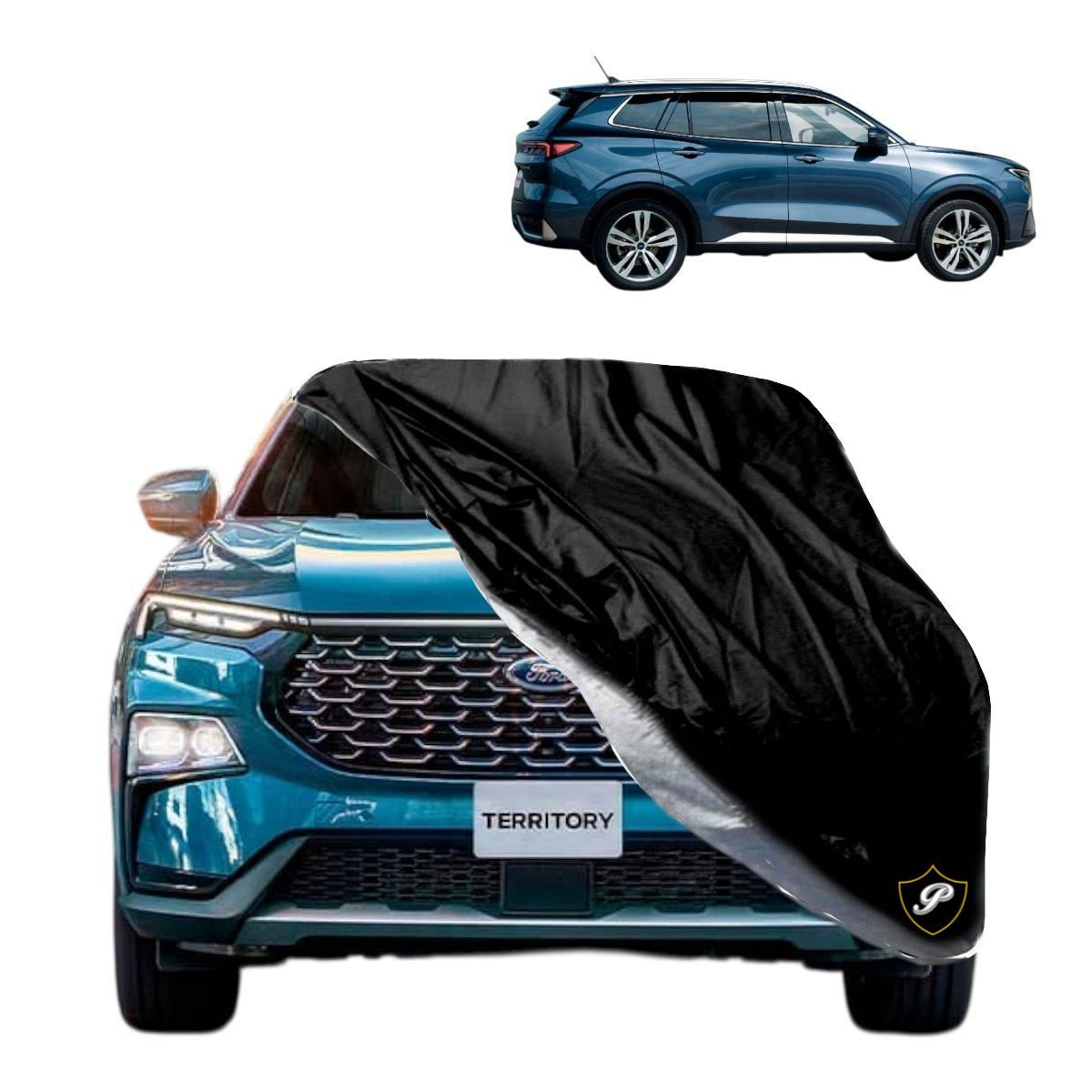 FUNDA NEGRA / LONA / CUBRE CAMIONETA FORD TERRITORY 2023-2025 PLATINUM