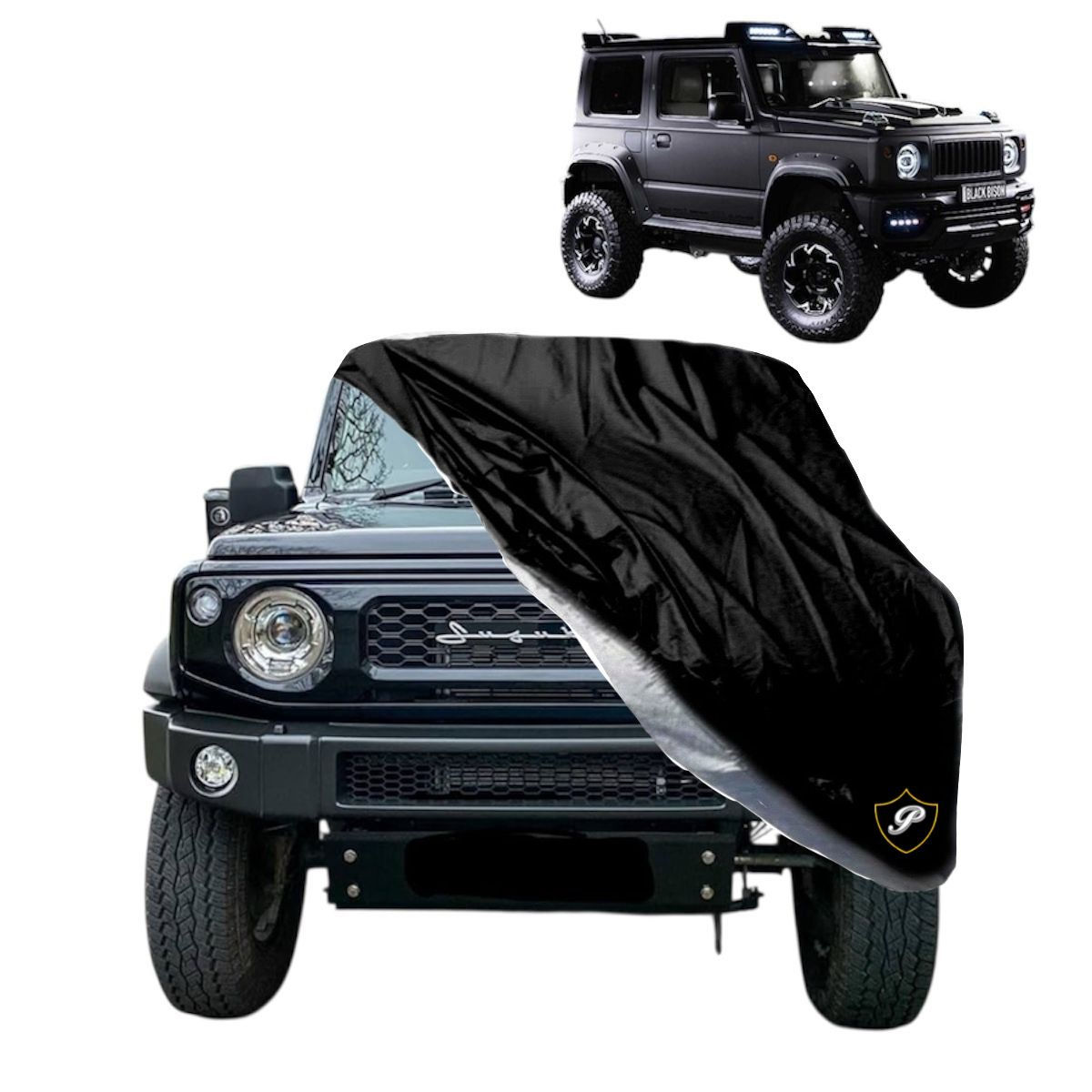 FUNDA NEGRA / LONA / CUBRE CAMIONETA SUZUKI JIMMY 2020-2025 PLATINUM
