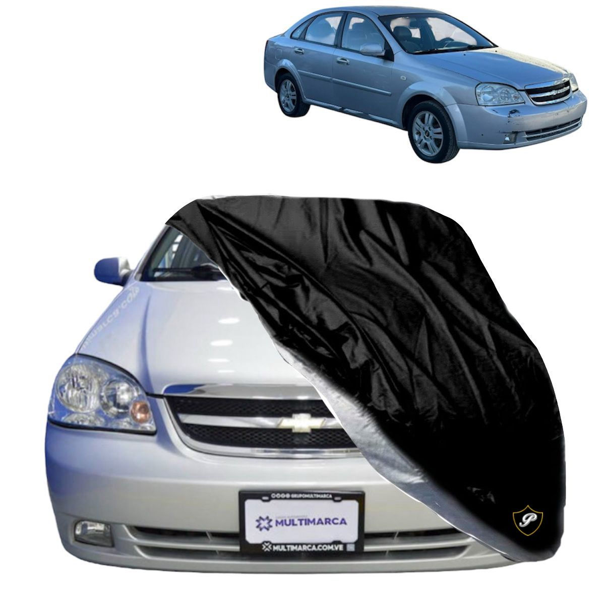 FUNDA NEGRA / LONA / CUBRE AUTO CHEVROLET OBTRA 2007-2010 PLATINUM