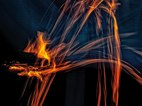 Fire Study 03523 | Color Photography