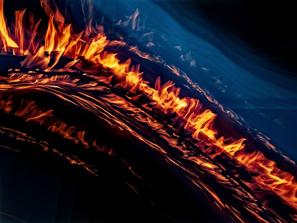 Fire Study 03588 |Color Photography